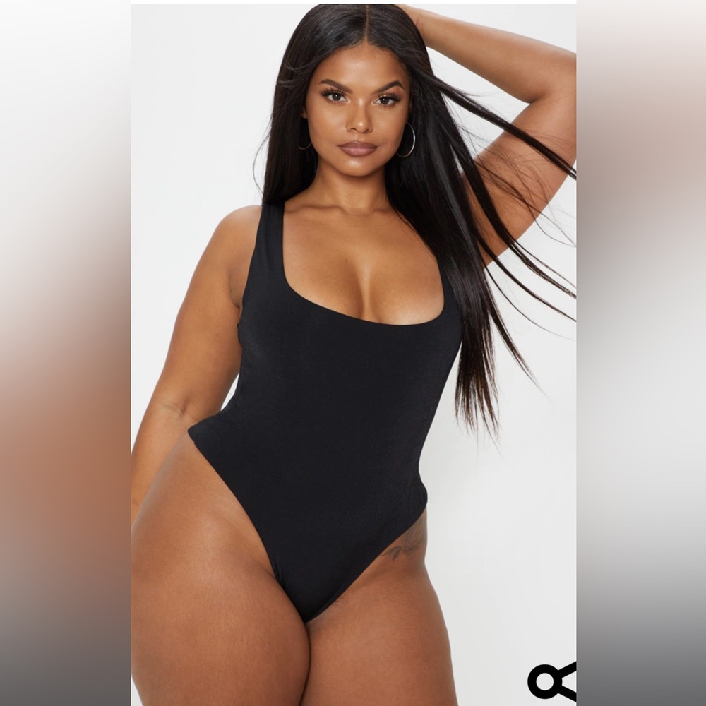 PrettyLittleThing Black Slinky Bodysuit 🖤 22